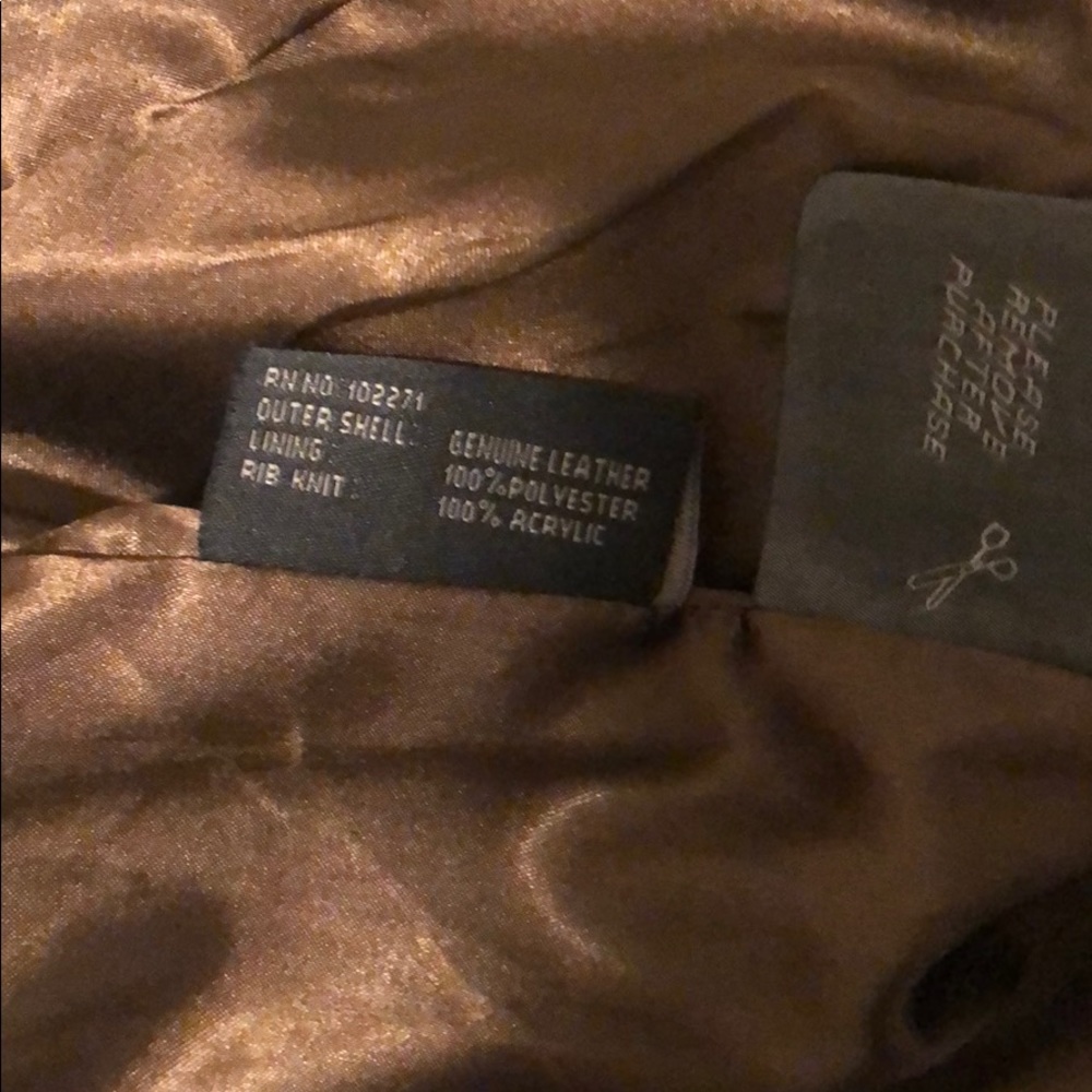 Leather biker jacket - Picture 5 of 8